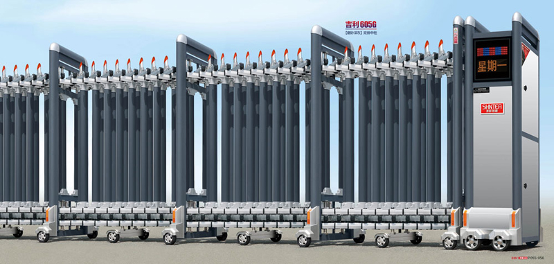 鋁合金電動(dòng)伸縮門(mén)13